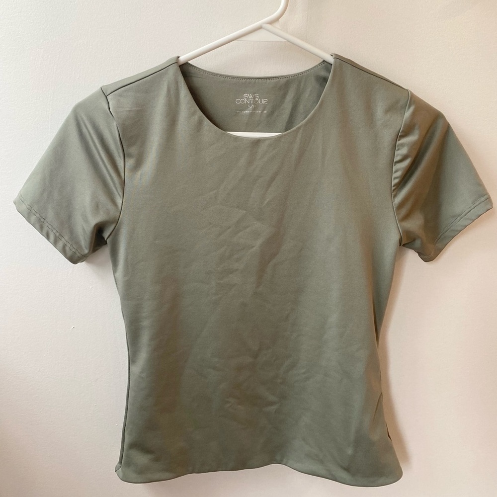 SWS Contour Olive Green Women's Top